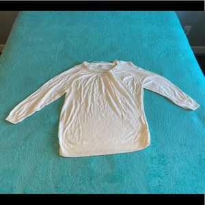 Cream & Beaded Women’s Quarter Sleeve Sweater